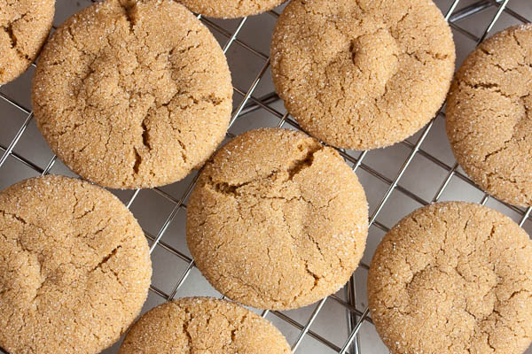 If you love ginger cookies, you're gonna love these gingersnaps. They have a lovely crunch and a great ginger flavour.