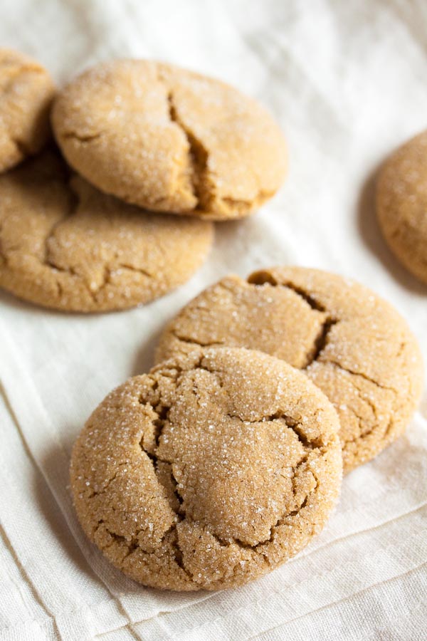 If you love ginger cookies, you're gonna love these gingersnaps. They have a lovely crunch and a great ginger flavour.