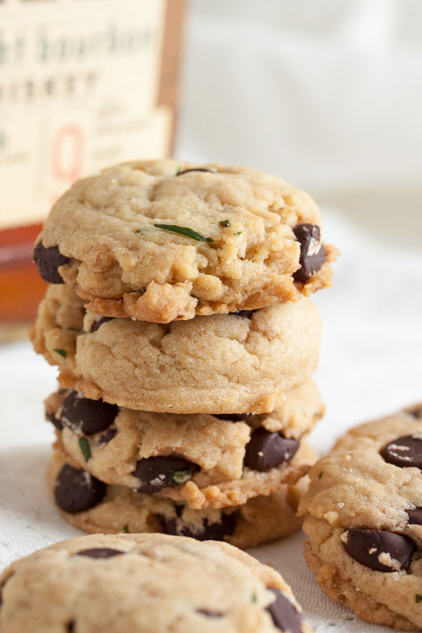 Brown Butter Bourbon Chocolate Chip Cookies