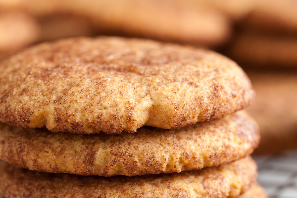 These Snickerdoodles have the cinnamon flavour you'd expect, plus a bit of nutmeg and molasses for a slightly richer flavour.