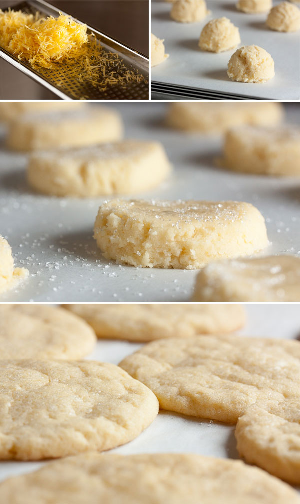 These old-fashioned sugar cookies are soft and chewy with a lovely crispy exterior, and great lemon flavour.