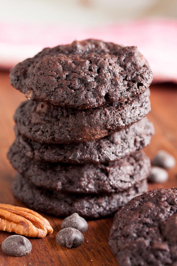 Chocolate Knobs may not be the best name, but trust me – this is the best cookie. Dense and incredibly chocolate-y, with crunchy pecans for texture.