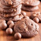 <h2>chocolate malted whopper cookies</h2>