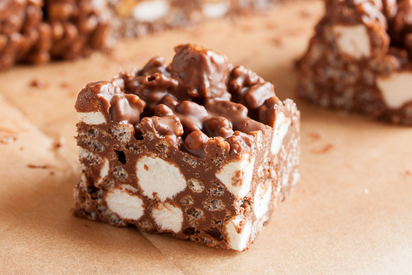 crispy rocky road bars