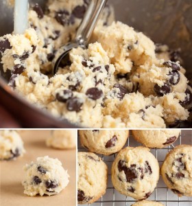 Cakey Chocolate Chip Cookies, beautifully soft and tender, and loaded with lots of chocolate chips in every bite.