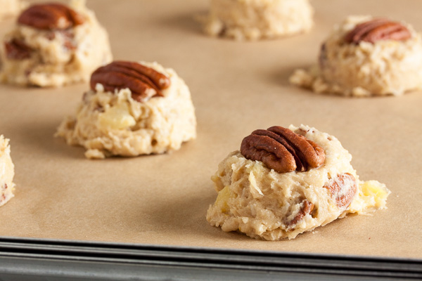 Hawaiian Pineapple Pecan Cookies – these cookies have a great chewy texture, and all the flavour of pineapple, coconut, and buttery pecans.