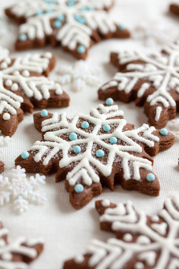 Snowflake Gingerbread Cookies Baking Pan Kitchen Christmas Tree