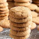 These chewy, soft gingersnap cookies have a lovely sugary coating and are absolutely bursting with ginger flavour. You'll love this one!