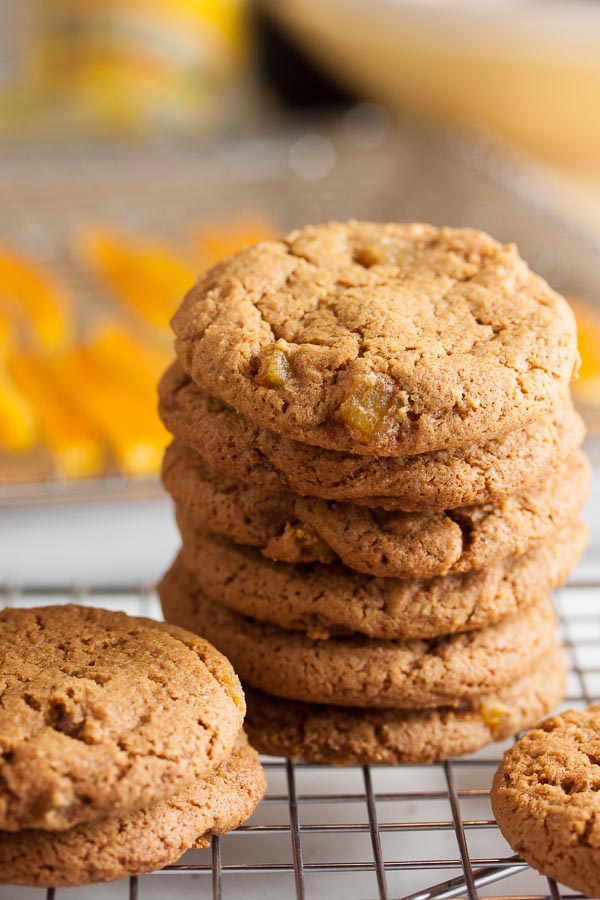 These Ginger Citrus Cookies are wonderfully flavourful spiced molasses cookies, with candied citrus peel for a refreshing twist.