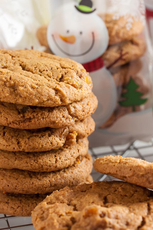 These Ginger Citrus Cookies are wonderfully flavourful spiced molasses cookies, with candied citrus peel for a refreshing twist.