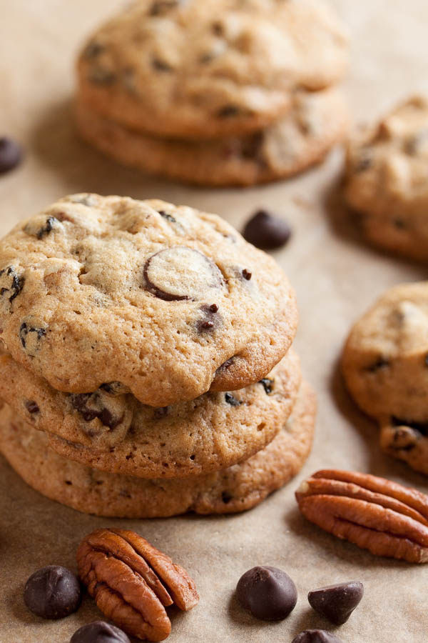 Pecan Raisin Chocolate Chip Cookies – a perfect chocolate chip cookie, plus crunchy buttery pecans and sweet chewy raisins.