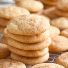 These Old-Fashioned Snickerdoodles are perfectly soft with a slightly tangy flavour, coated with that classic combination of sugar and cinnamon.
