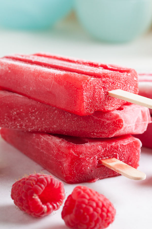 You can't beat these refreshing Raspberry Popsicles, made with lots of fresh juicy raspberries.
