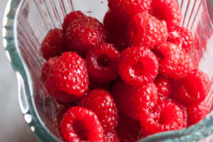 Raspberry Sherbet Popsicles, made with lots of plump juicy raspberries, fresh from the farmer's market. A great way to prolong the fresh flavours of summer!