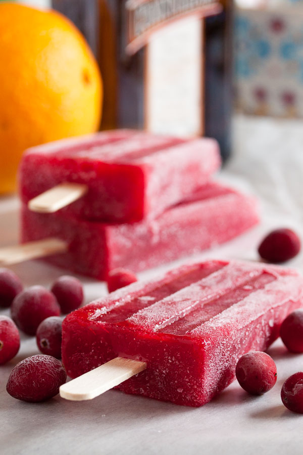 These Cranberry Orange Popsicles are both sweet and tart – one of my favourite flavour combinations and so easy to make!