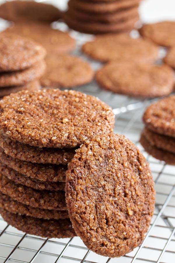 These Princeton Gingersnaps from Dorie Greenspan are loaded with three kinds of ginger and bake up perfectly 