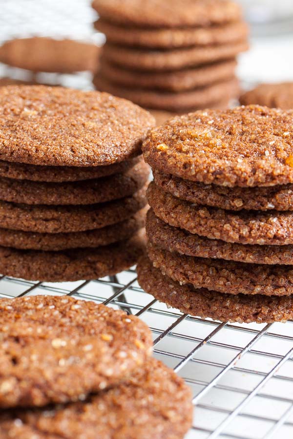 These Princeton Gingersnaps from Dorie Greenspan are loaded with three kinds of ginger and bake up perfectly 
