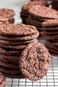 These Milk Chocolate Cookies have a perfect melt-in-your-mouth chewy texture and the delicious flavour of a hot chocolate. It's a favourite among my coworkers!