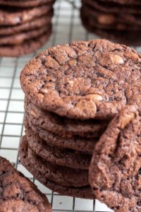 These Milk Chocolate Cookies have a perfect melt-in-your-mouth chewy texture and the delicious flavour of a hot chocolate. It's a favourite among my coworkers!