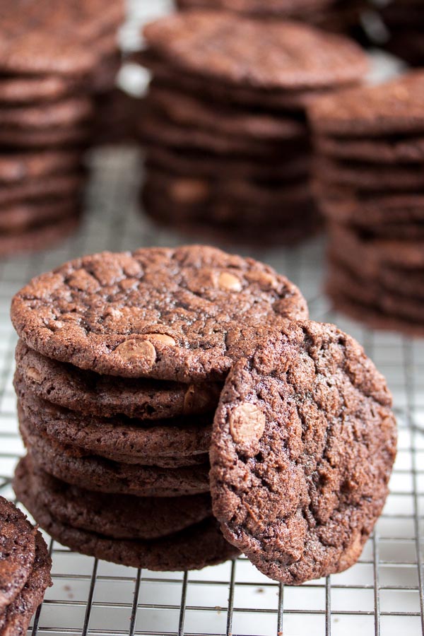 These Milk Chocolate Cookies have a perfect melt-in-your-mouth chewy texture and the delicious flavour of a hot chocolate. It's a favourite among my coworkers!