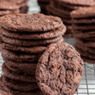 These Milk Chocolate Cookies have a perfect melt-in-your-mouth chewy texture and the delicious flavour of a hot chocolate. It's a favourite among my coworkers!