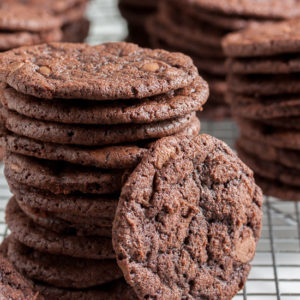 These Milk Chocolate Cookies have a perfect melt-in-your-mouth chewy texture and the delicious flavour of a hot chocolate. It's a favourite among my coworkers!