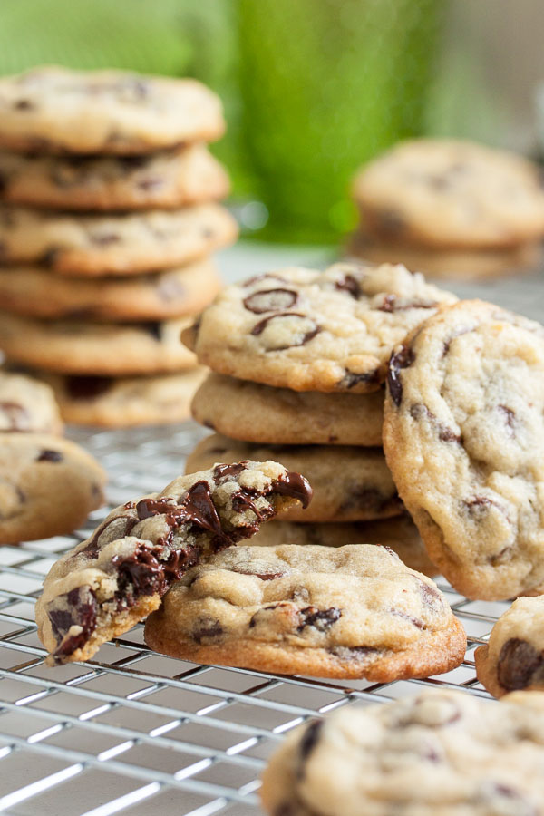 Soft and chewy Cherry Chocolate Chip Cookies, packed full of tons of chocolate chips and tart dried cherries.