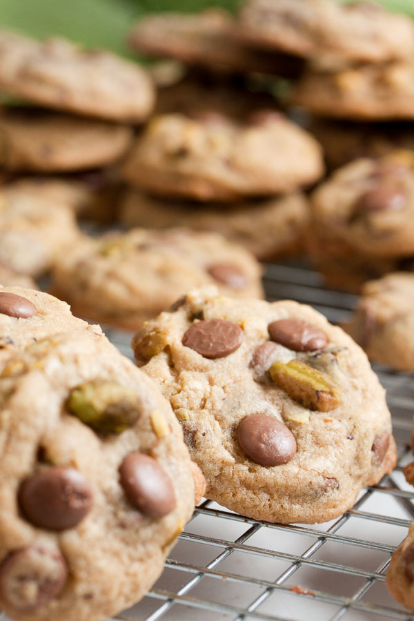 If you like pistachios, you'll love these Milk Chocolate Pistachio Cookies, loaded with both milk chocolate chips and pistachios, and so full of flavour!