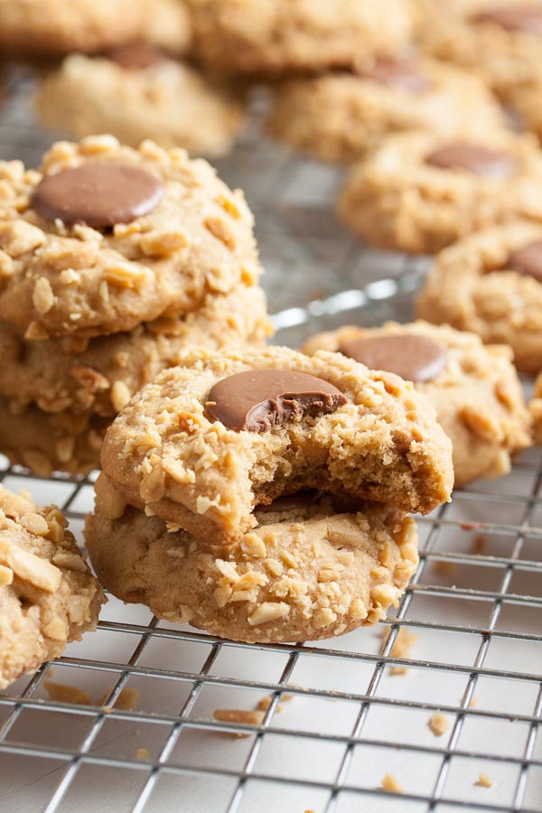 These Peanut Butter Chocolate Blossoms have the flavours and texture you'll love – creamy and peanut-buttery, with a crunchy coating. I love this cookie!