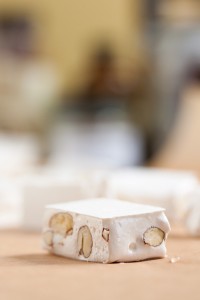 honey almond nougat