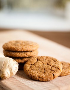 fresh ginger molasses cookies