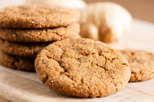 fresh ginger molasses cookies