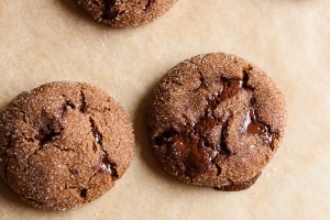chewy chocolate gingerbread cookies