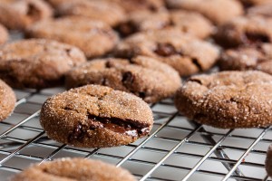 chewy chocolate gingerbread cookies