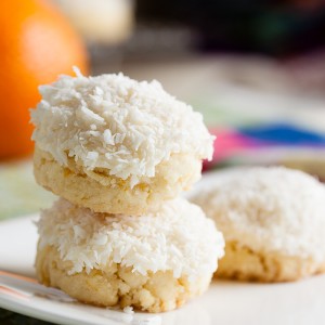 coconut orange cookies