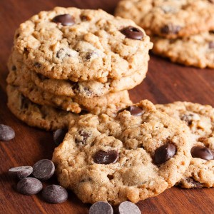 peanut butter oatmeal chocolate chip cookies