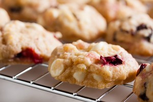 white chocolate cranberry cookies