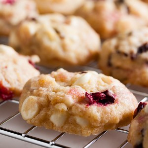 white chocolate cranberry cookies