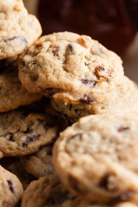 rum raisin chocolate chip cookies