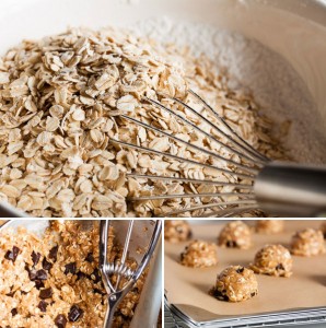 Coconut Oil Oatmeal Chocolate Chip Cookies – dense and moist and chewy and loaded with flavour.