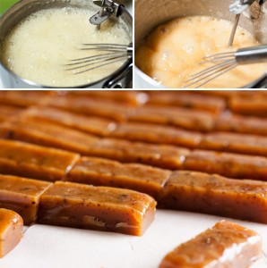Orange Espresso Caramels – the flavours of sweet caramel, bitter espresso, and bright, fresh orange complement each other perfectly. You'll want to eat them all!