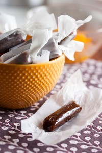 Orange Espresso Caramels – the flavours of sweet caramel, bitter espresso, and bright, fresh orange complement each other perfectly. You'll want to eat them all!