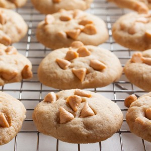 Brown Sugar Butterscotch Cookies – soft and chewy and loaded with butterscotch chips.