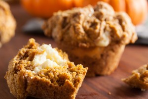 Pumpkin Cream Cheese Muffins – so moist and creamy, they remind me of pumpkin pie.