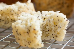 Lemon Poppy Seed Muffins – dense and moist, and so very lemony.